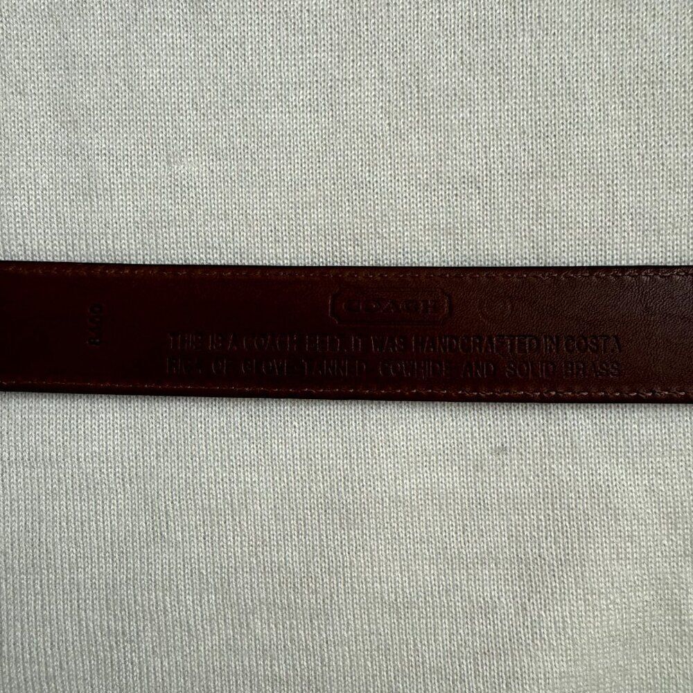 Coach Black Belt with Gold Buckle - Picture 5 of 5